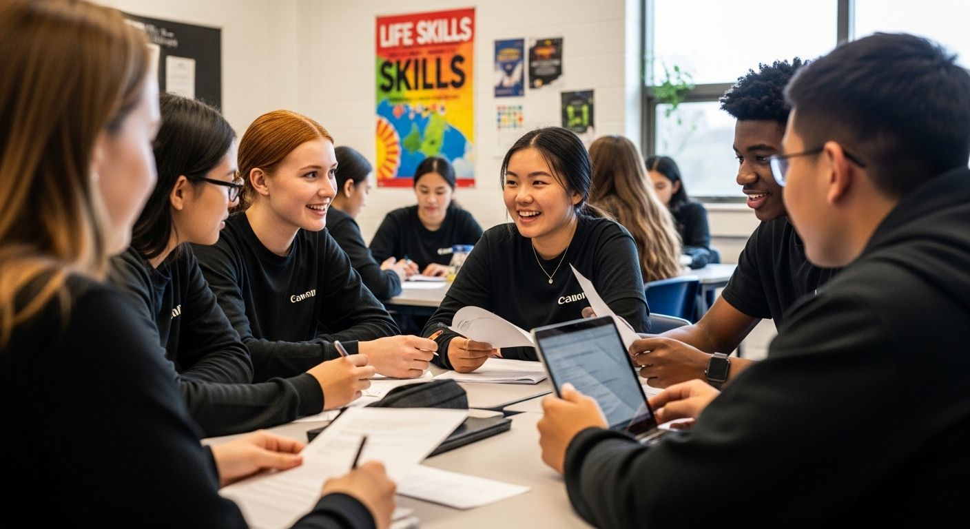 students life skills classroom