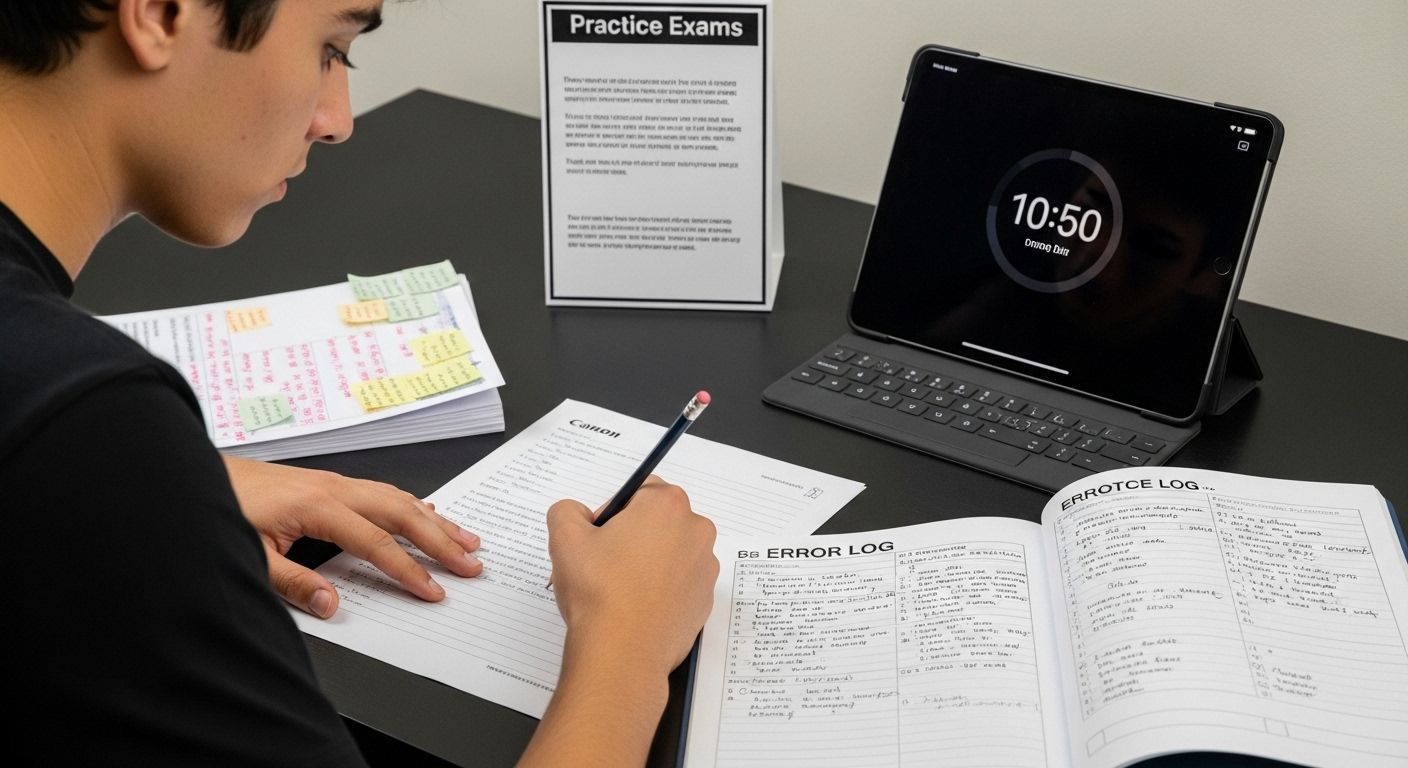 practice exam self-test error log