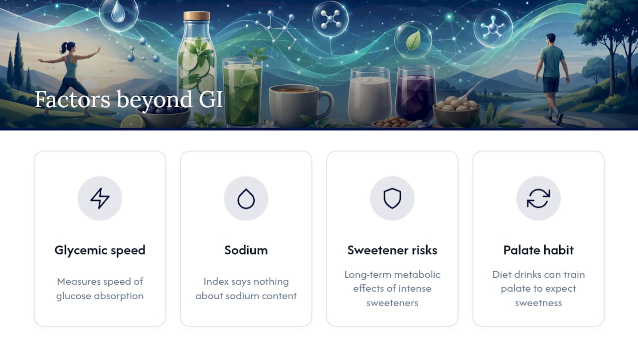 Four factors beyond glycemic index