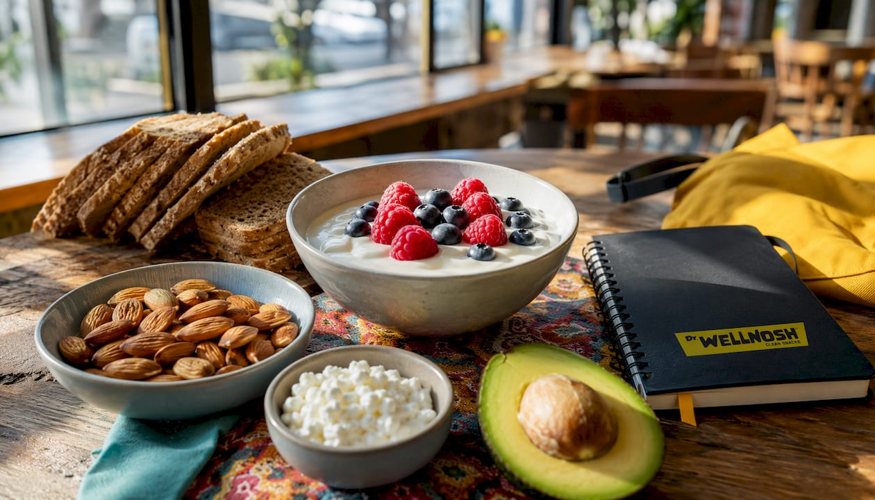 Variety of whole foods for bulking snacks