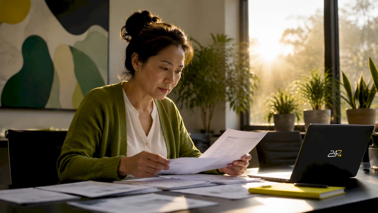 IT analyst reviewing telehealth cybersecurity policies