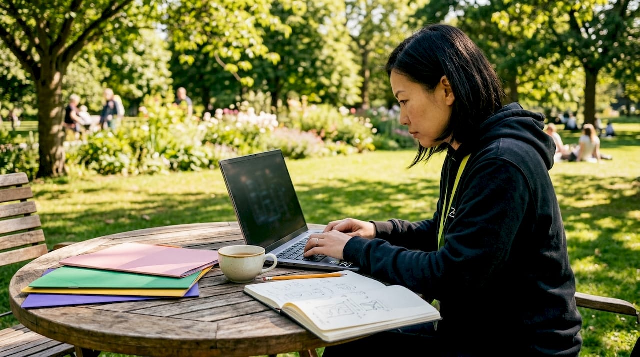 IT technician working on monitoring systems