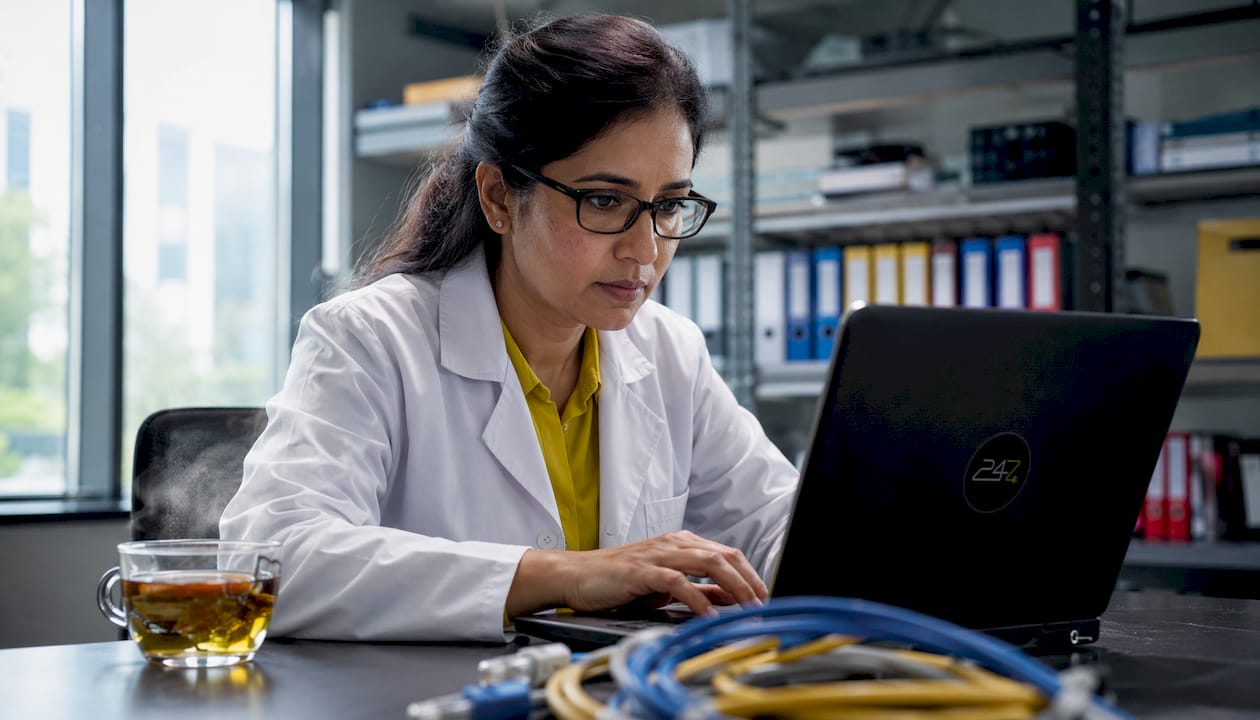 Healthcare specialist assessing device vulnerabilities