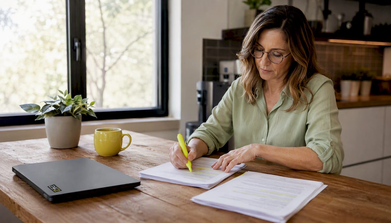 Healthcare IT specialist reviewing HIPAA documents