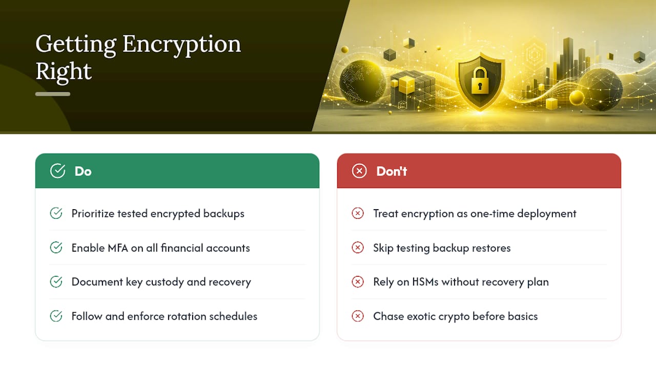 Our Take on Getting Encryption Right — overview diagram