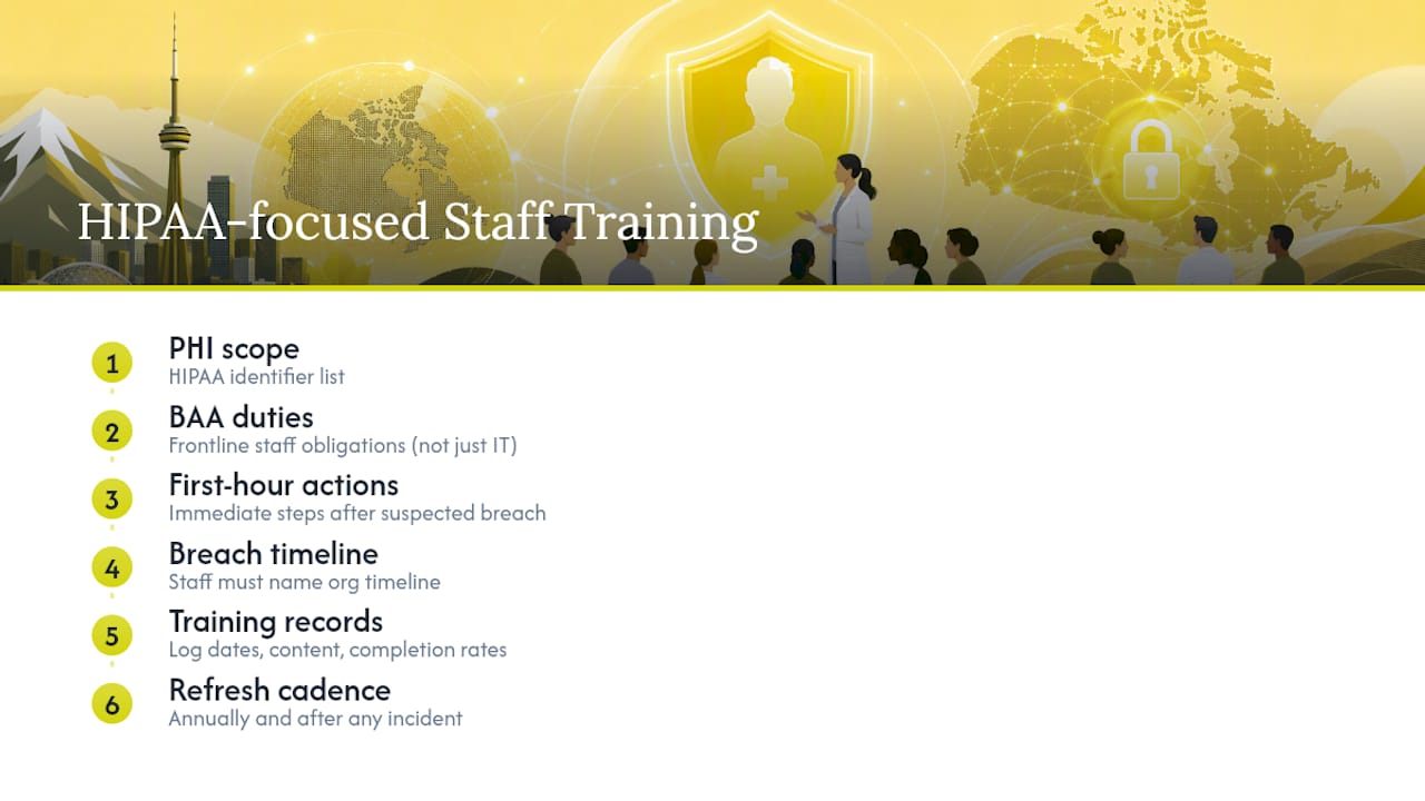 Training Your Team to Handle U.S. Patient Data — overview diagram