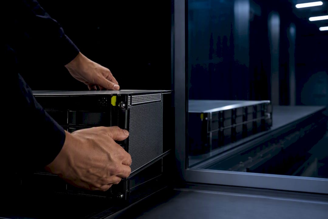 Recovery storage infrastructure in a secure facility