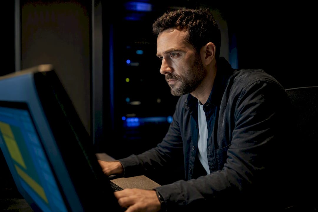 Administrator configuring secure remote desktop access
