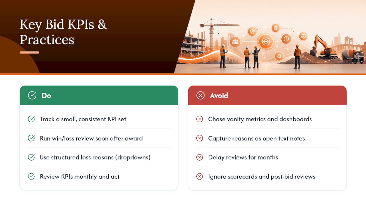 Which Metrics Show Your Bid Process Is Improving? — overview diagram