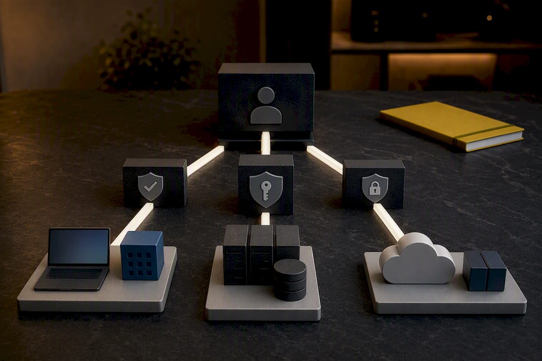 Role-based MFA access paths and policy scopes