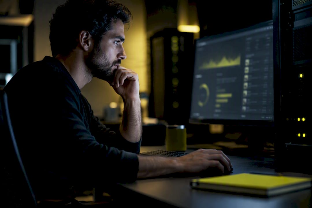 Analyst reviewing email authentication telemetry