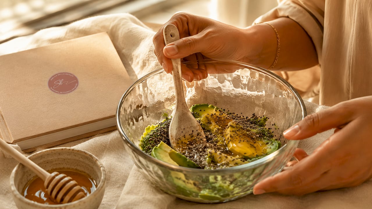 Close-up of prebiotic skincare ingredients