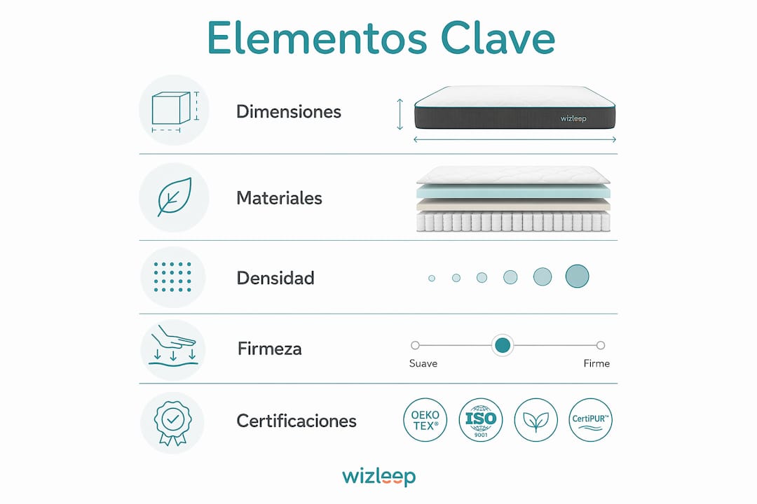 Infografía con los puntos esenciales para entender una ficha técnica