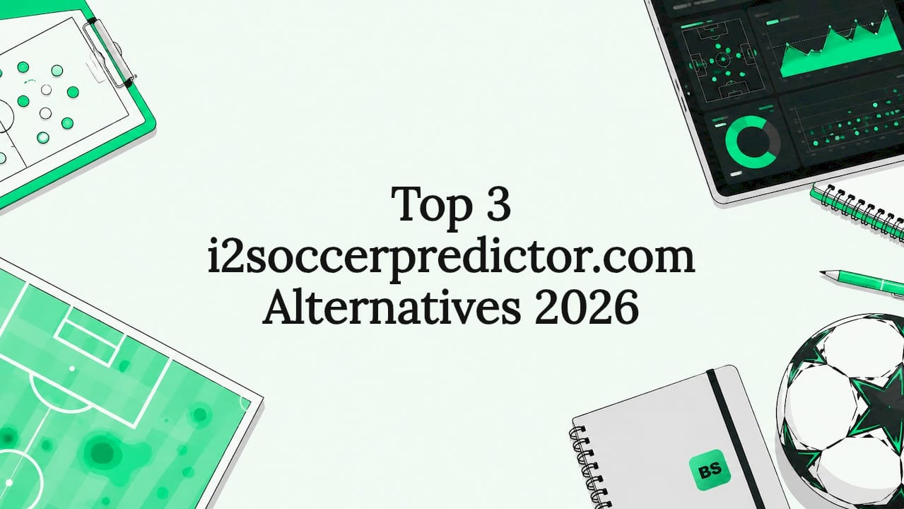 Football analytics themed title card illustration