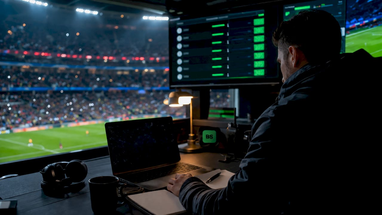 Digital football scoreboard showing goal differences