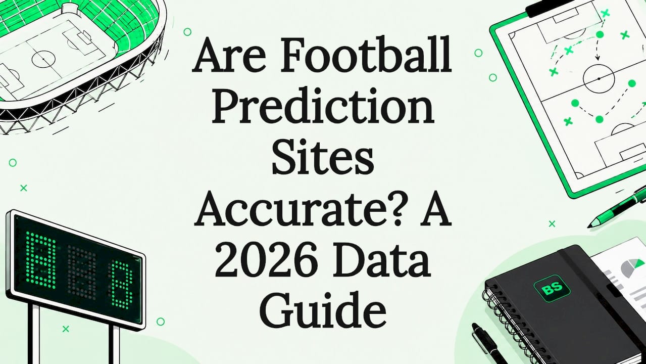 Decorative illustrated football title card