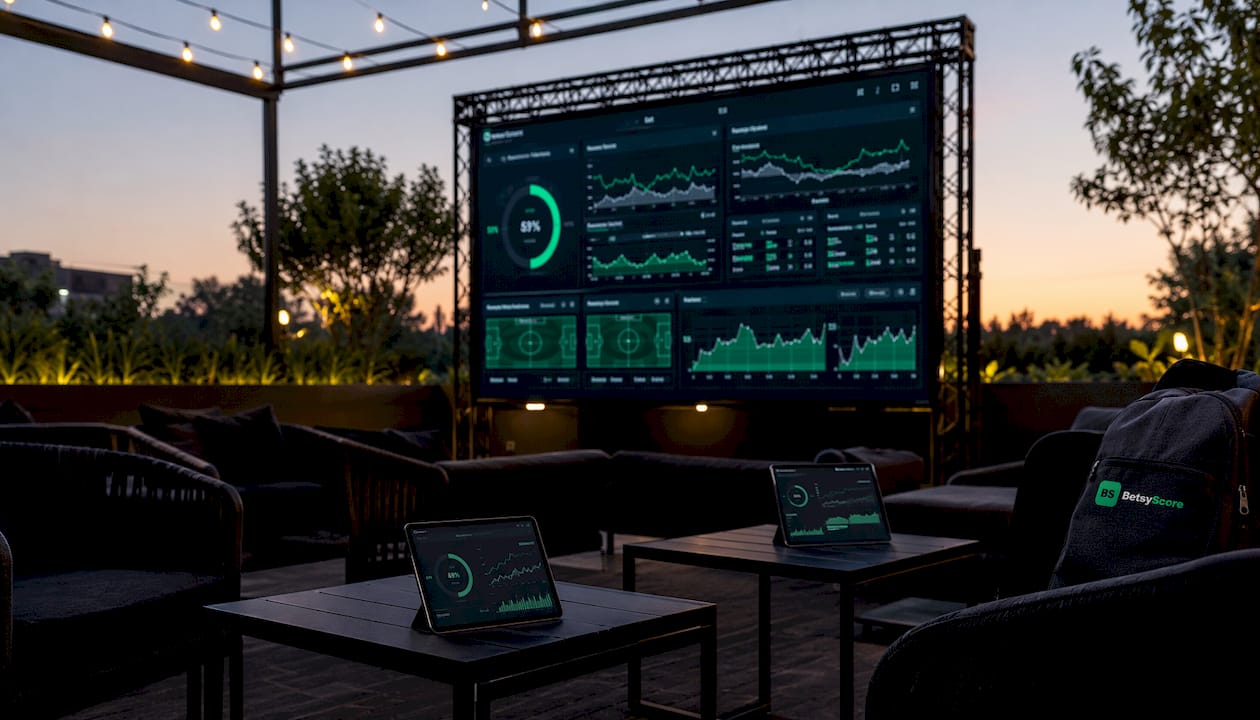 Football possession data analytics room