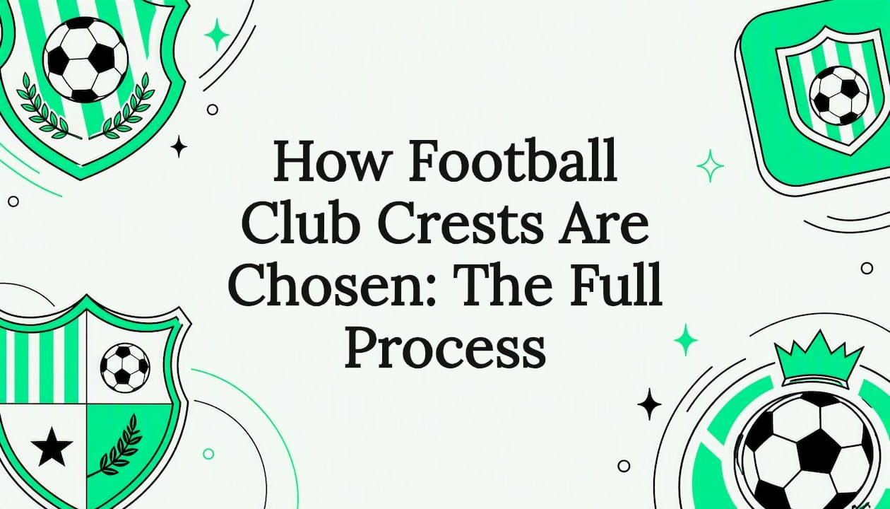 Decorative football crest theme title card