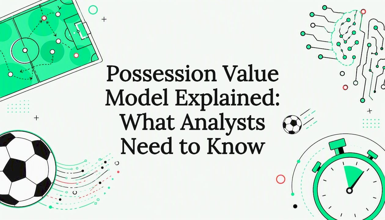 Decorative title card illustration for possession value model article
