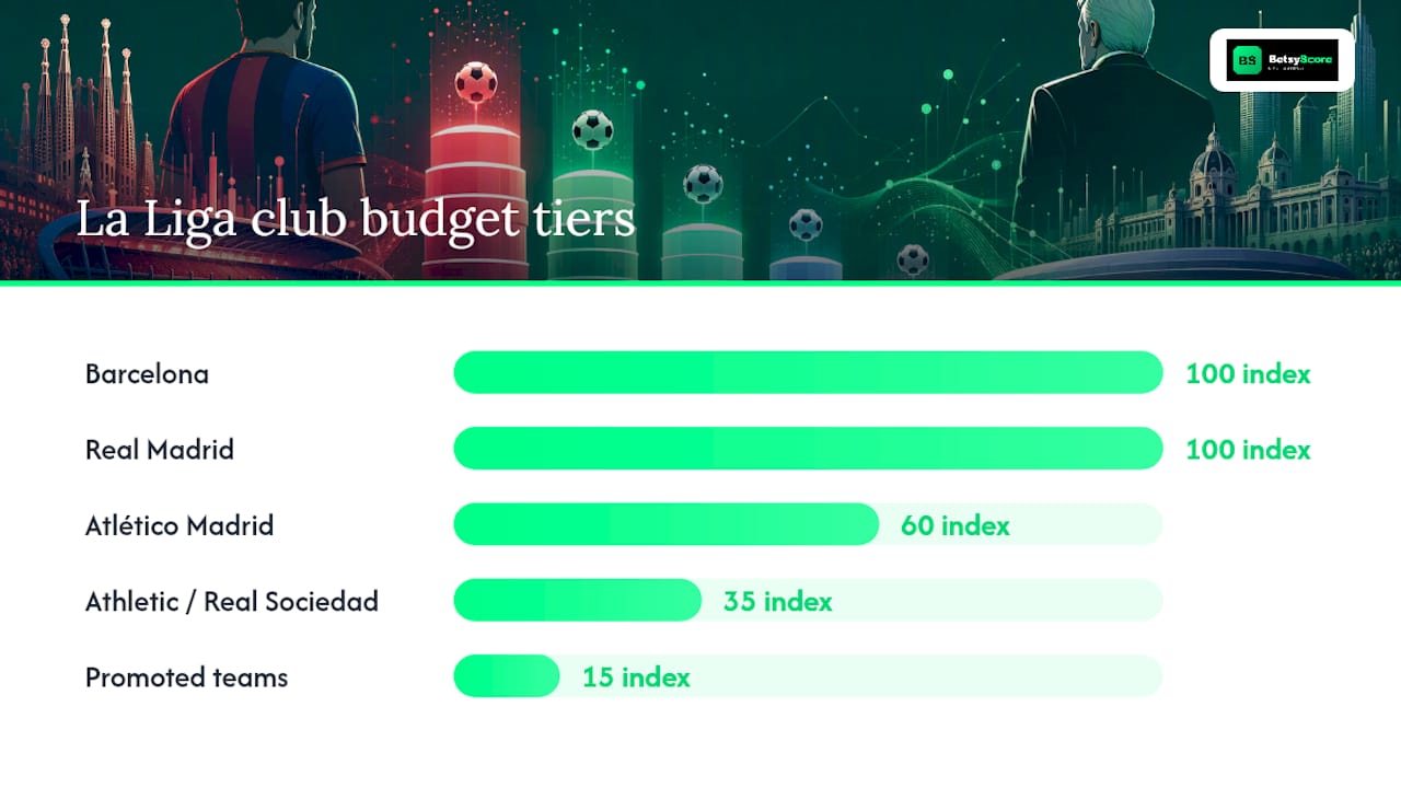 Comparison of La Liga club budgets