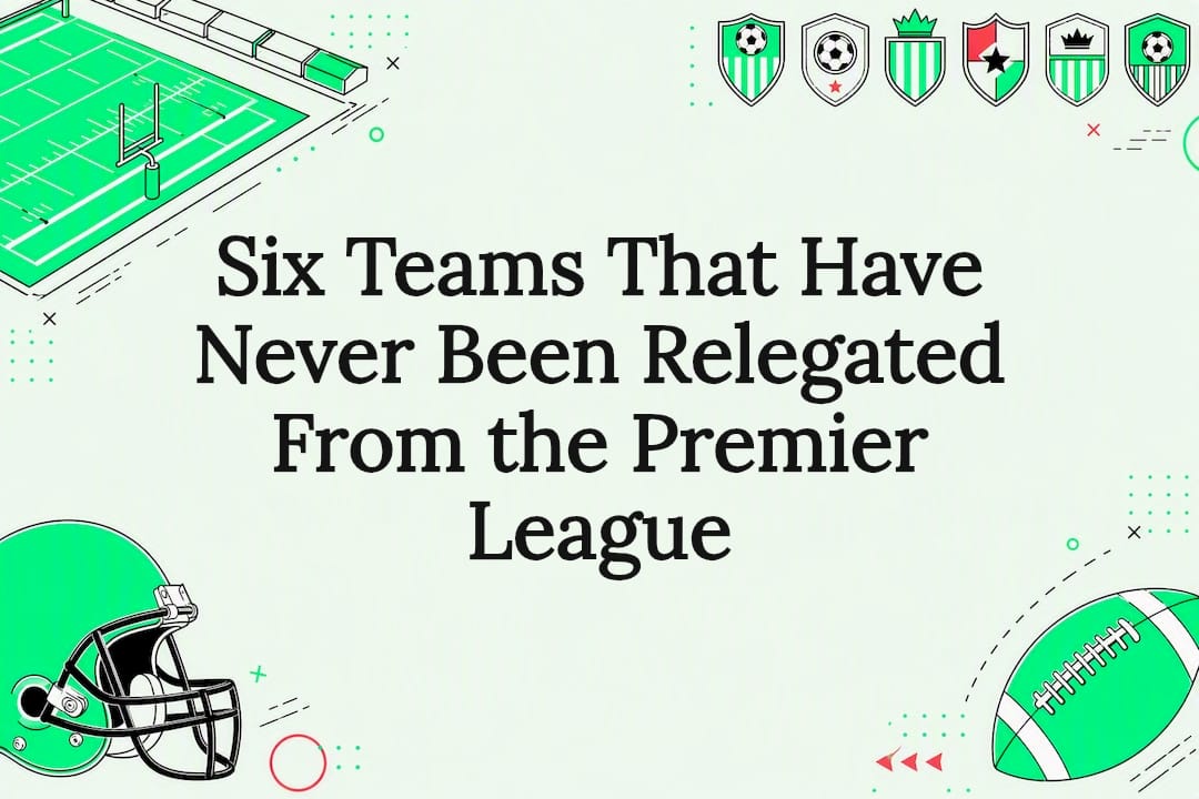 Decorative title card with football and club badge illustration