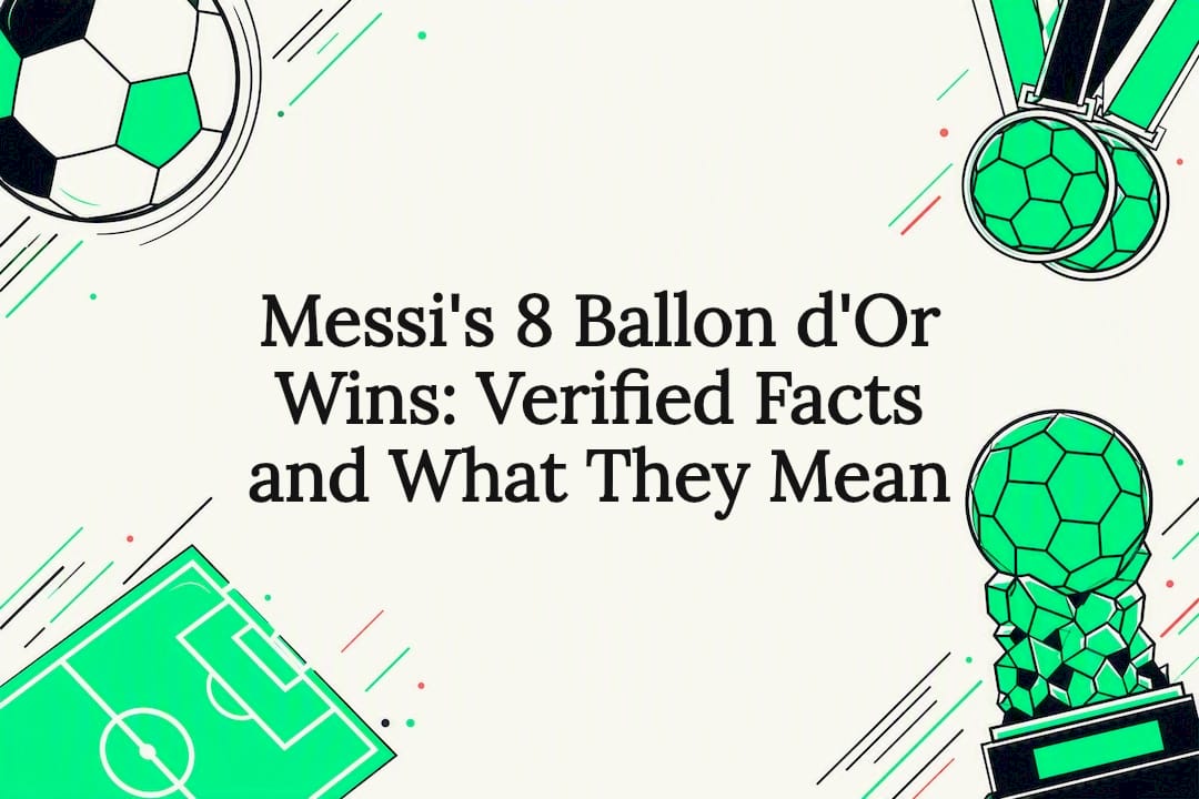 Decorative Messi Ballon d'Or title card