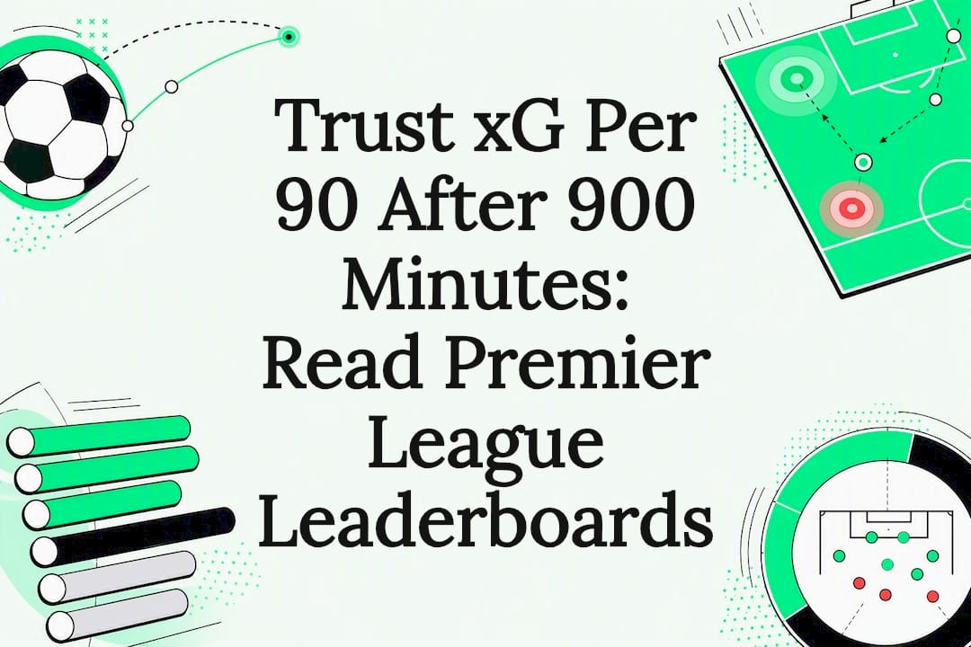 xG football data title card illustration