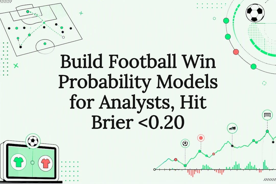 Football win probability model title card