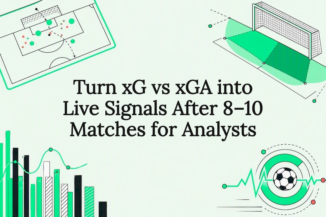 Decorative xG and xGA analytics title card