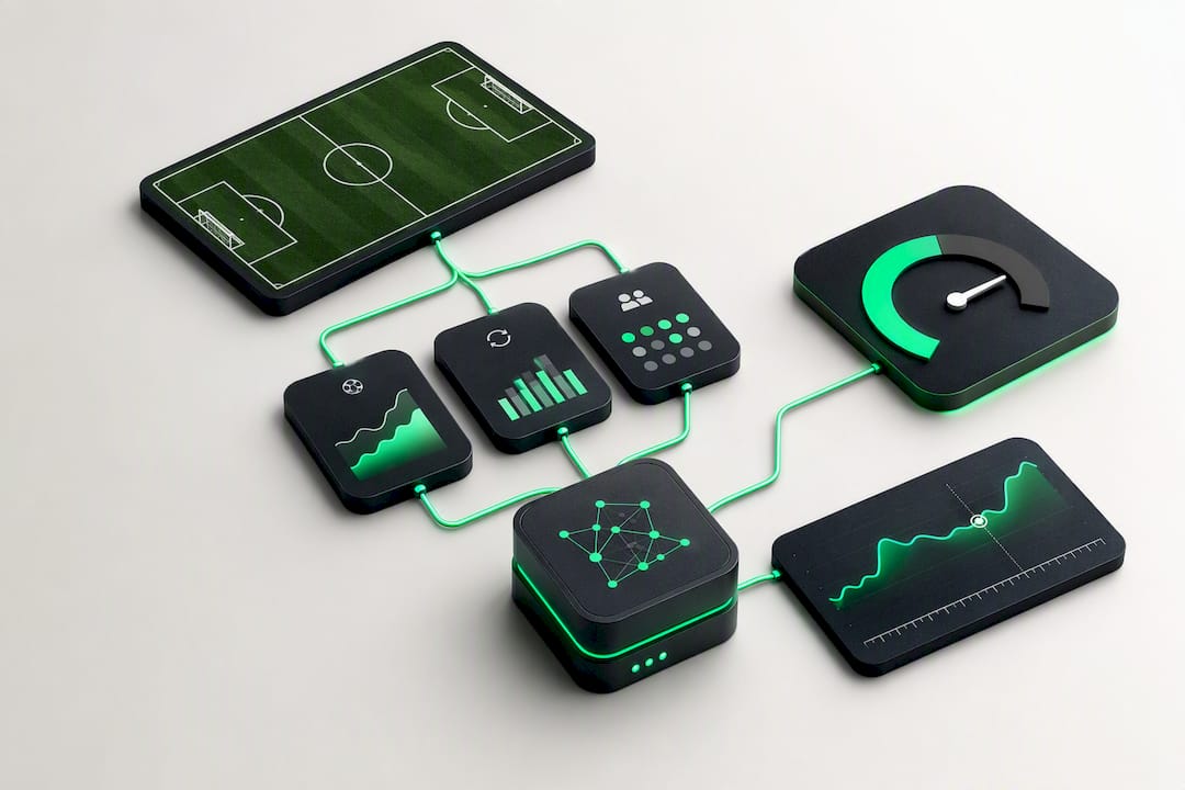 Live football prediction data flow