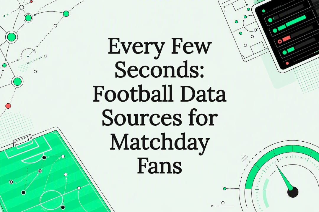Football data title card illustration