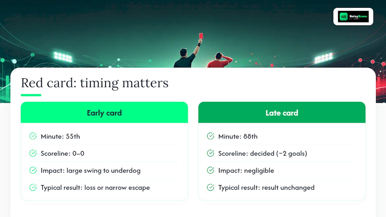 Red Card Impact in Real Matches — overview diagram