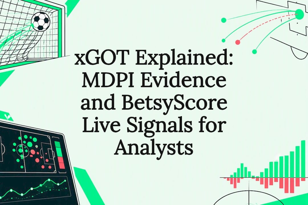 Decorative xGOT football analytics title card