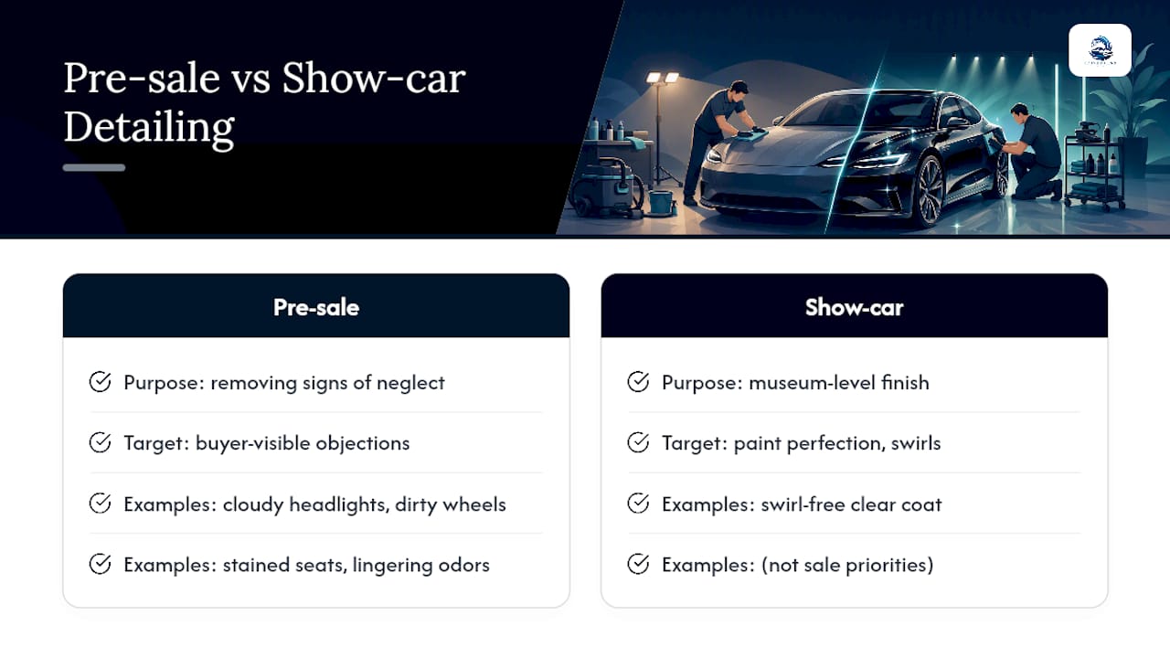 Is Pre-Sale Car Detailing Worth It? — overview diagram