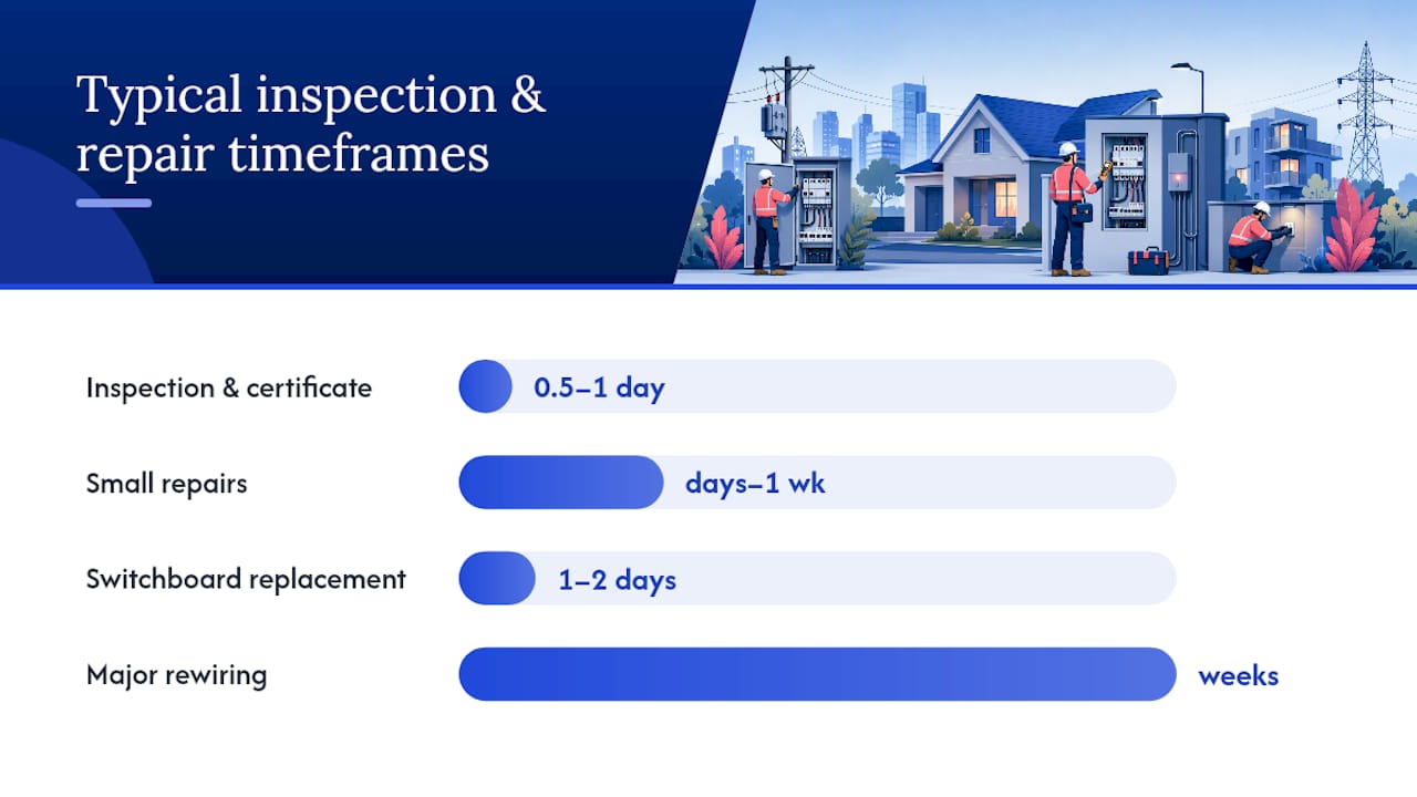 What do inspections and repairs typically cost in Victoria? — overview diagram