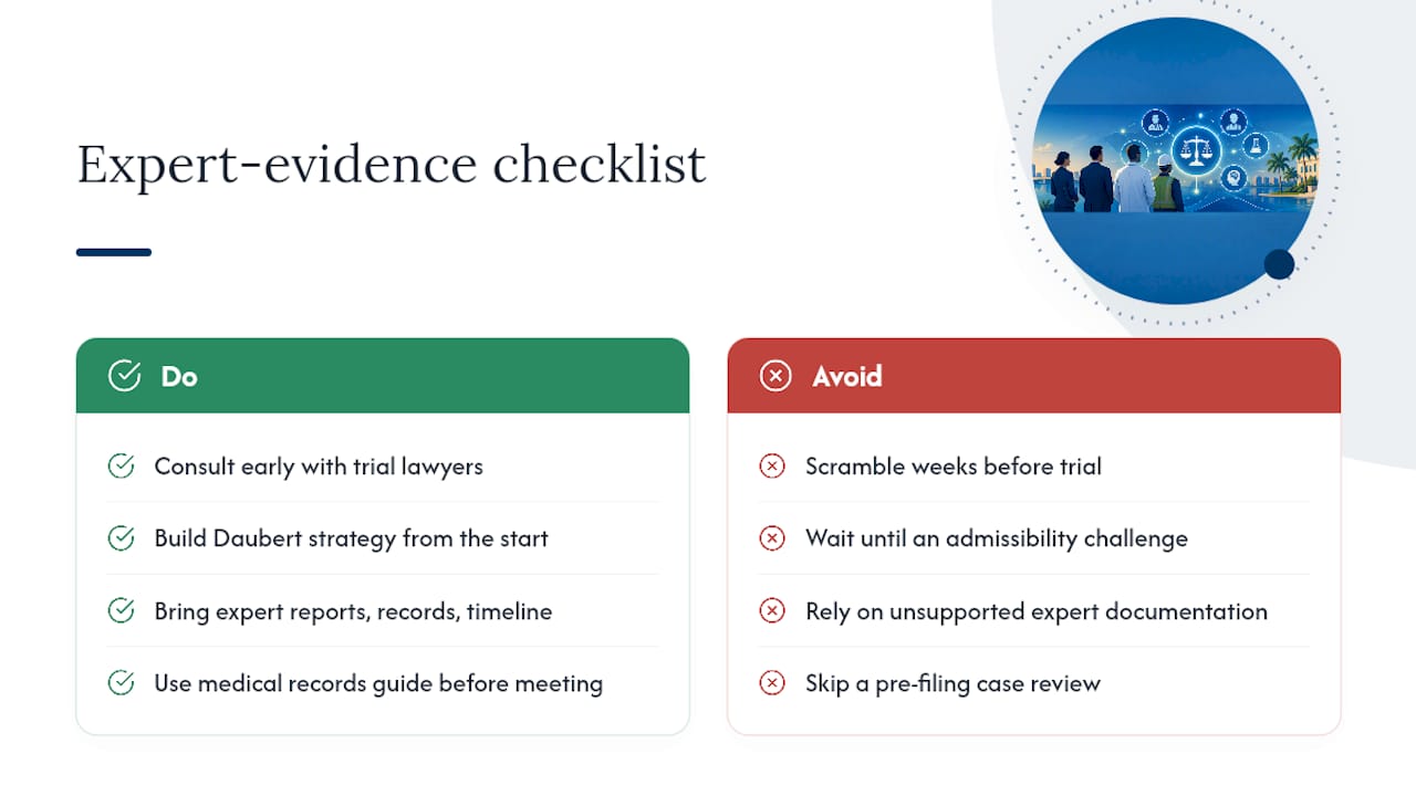 Get Help With Expert-Evidence Strategy From Calil Law — overview diagram