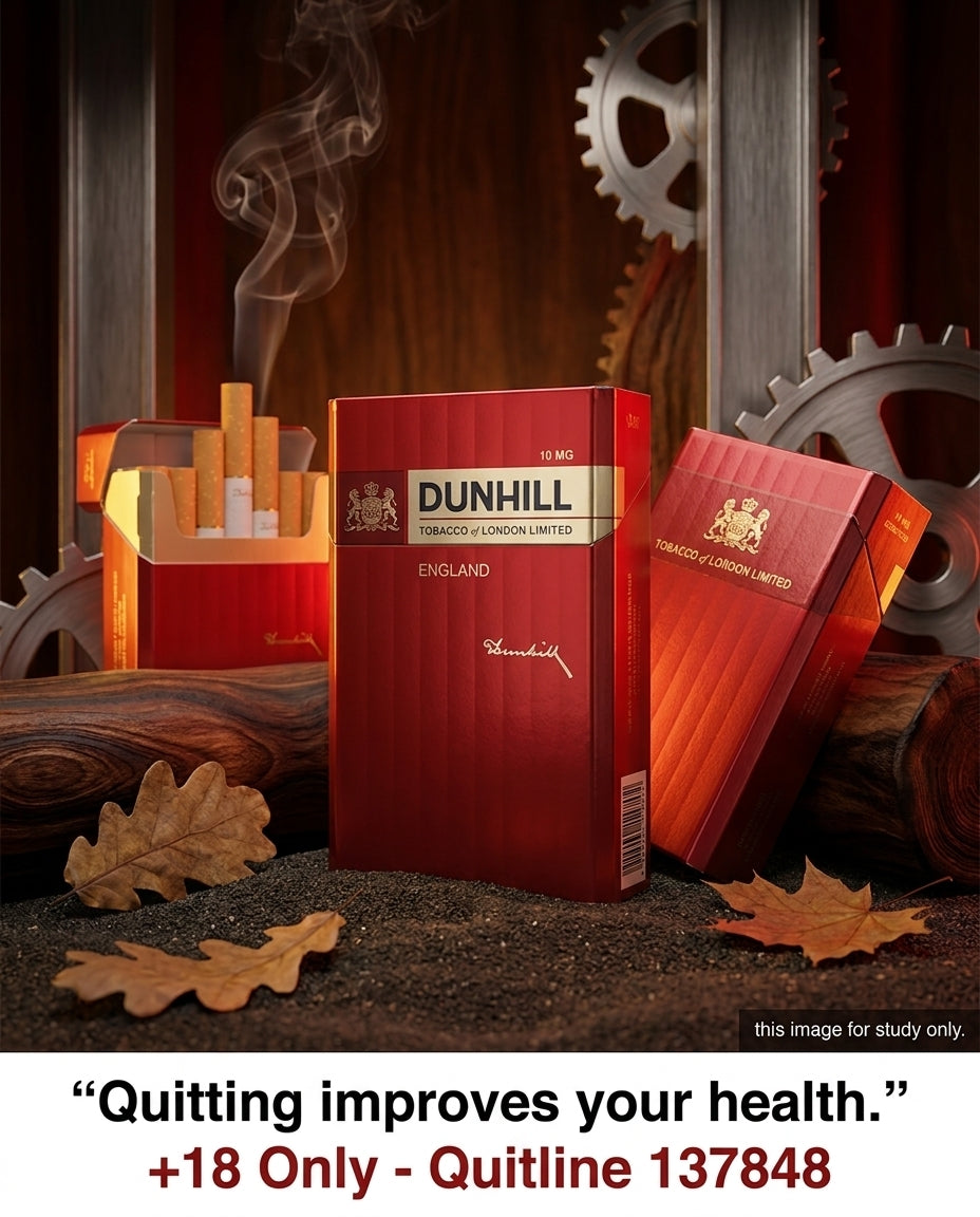 Dunhill Red England Cigarettes 20s x 10 Packs - Full Flavour British Blend Best Price Australia