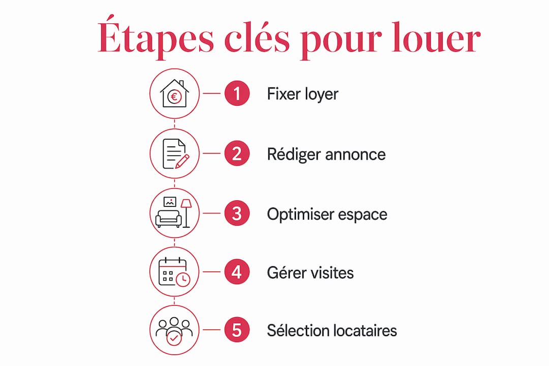 Infographie : les étapes incontournables pour réussir la location de vos espaces