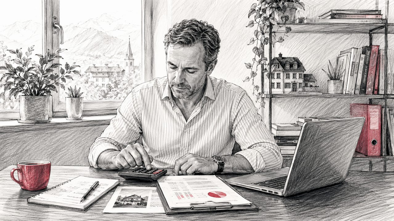 Personne en train d'évaluer la rentabilité d’un investissement locatif