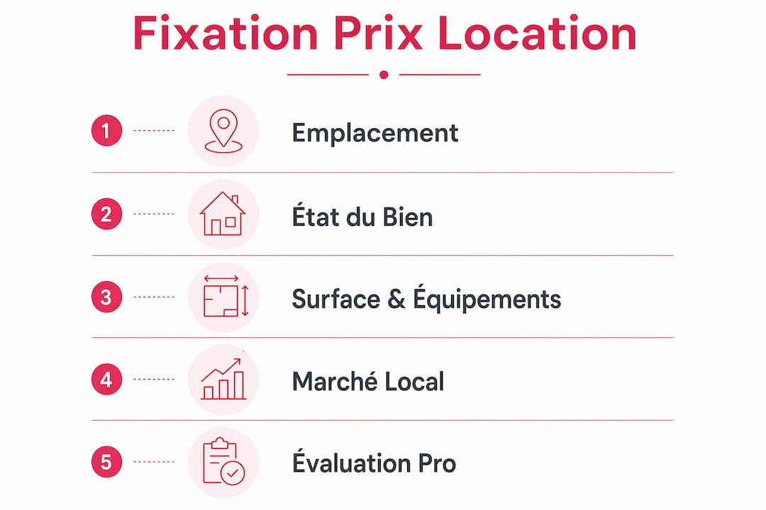 Infographie : les étapes incontournables pour déterminer le juste prix de votre location