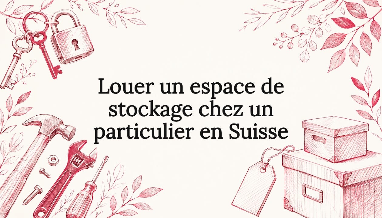 Louer un espace de stockage chez un particulier en Suisse