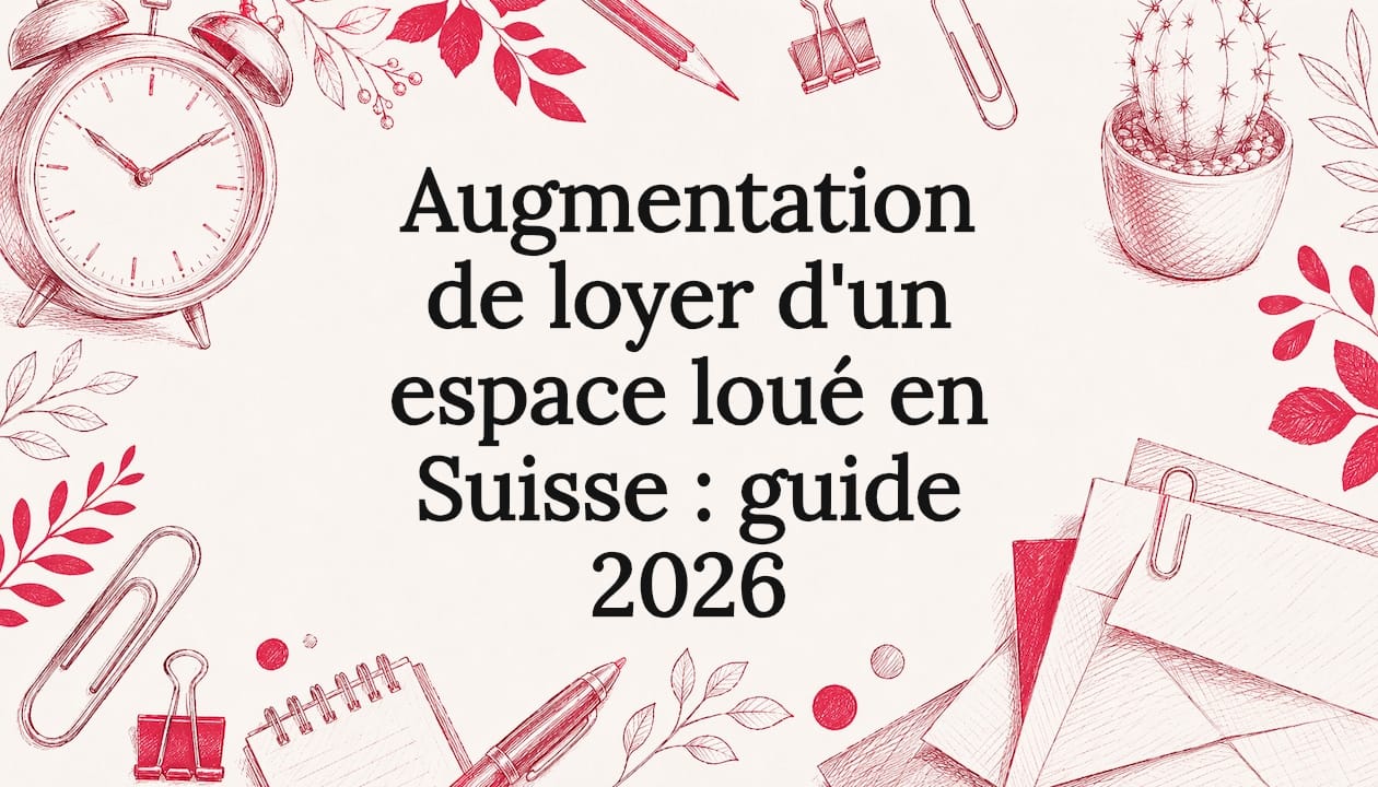 Augmentation de loyer d'un espace loué en Suisse : guide 2026
