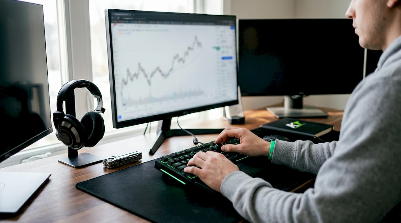 Hands on macro keypad for TradingView use