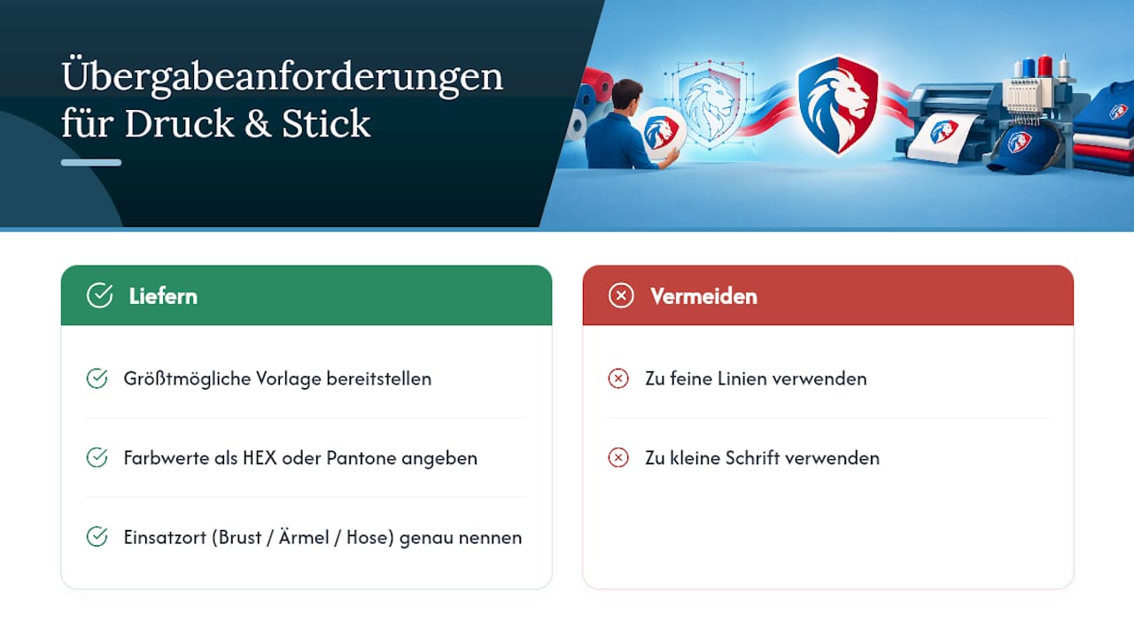 Drei Anforderungen an druckfertige Logodaten