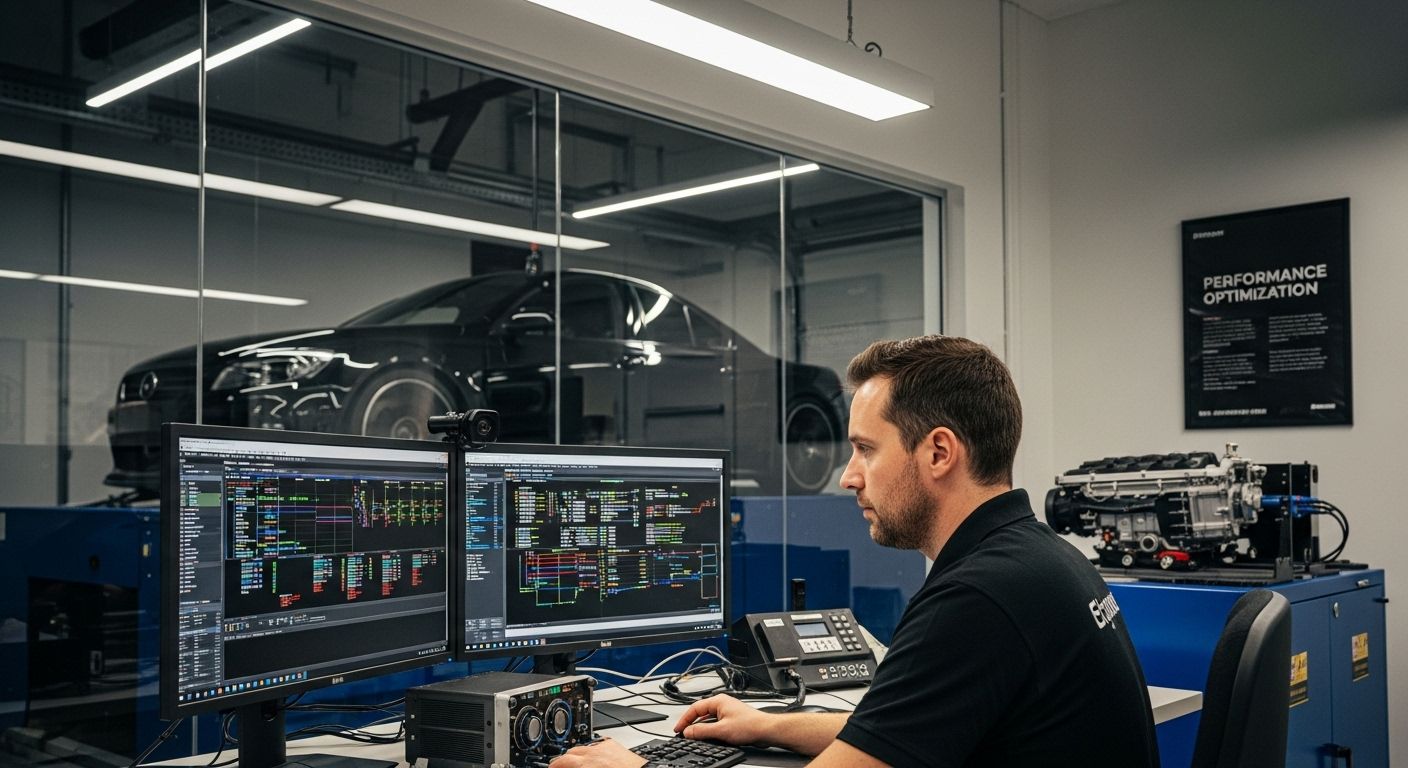 ECU calibration automotive lab