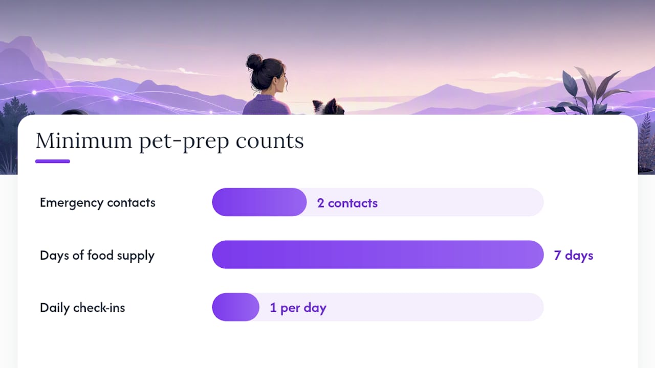 Set This Up Now: An Actionable Checklist to Protect Your Pets — overview diagram