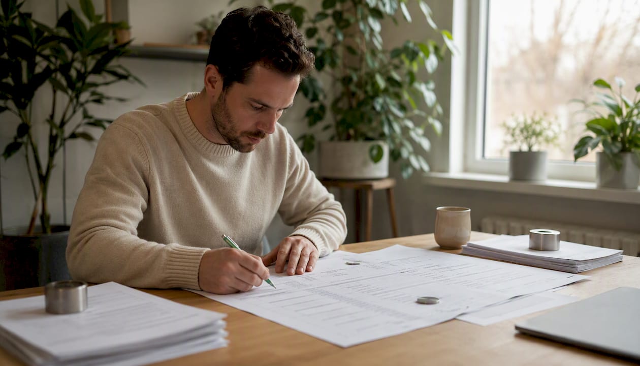 Hands reviewing technical SEO audit documents