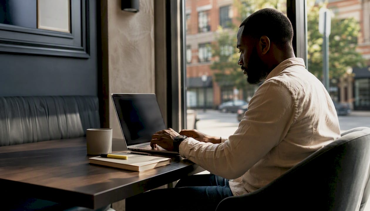 Marketer creating location page for SEO