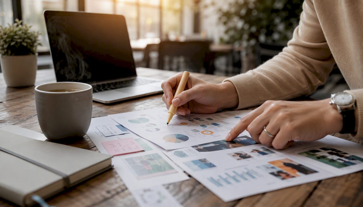 Overhead of hands planning marketing strategies
