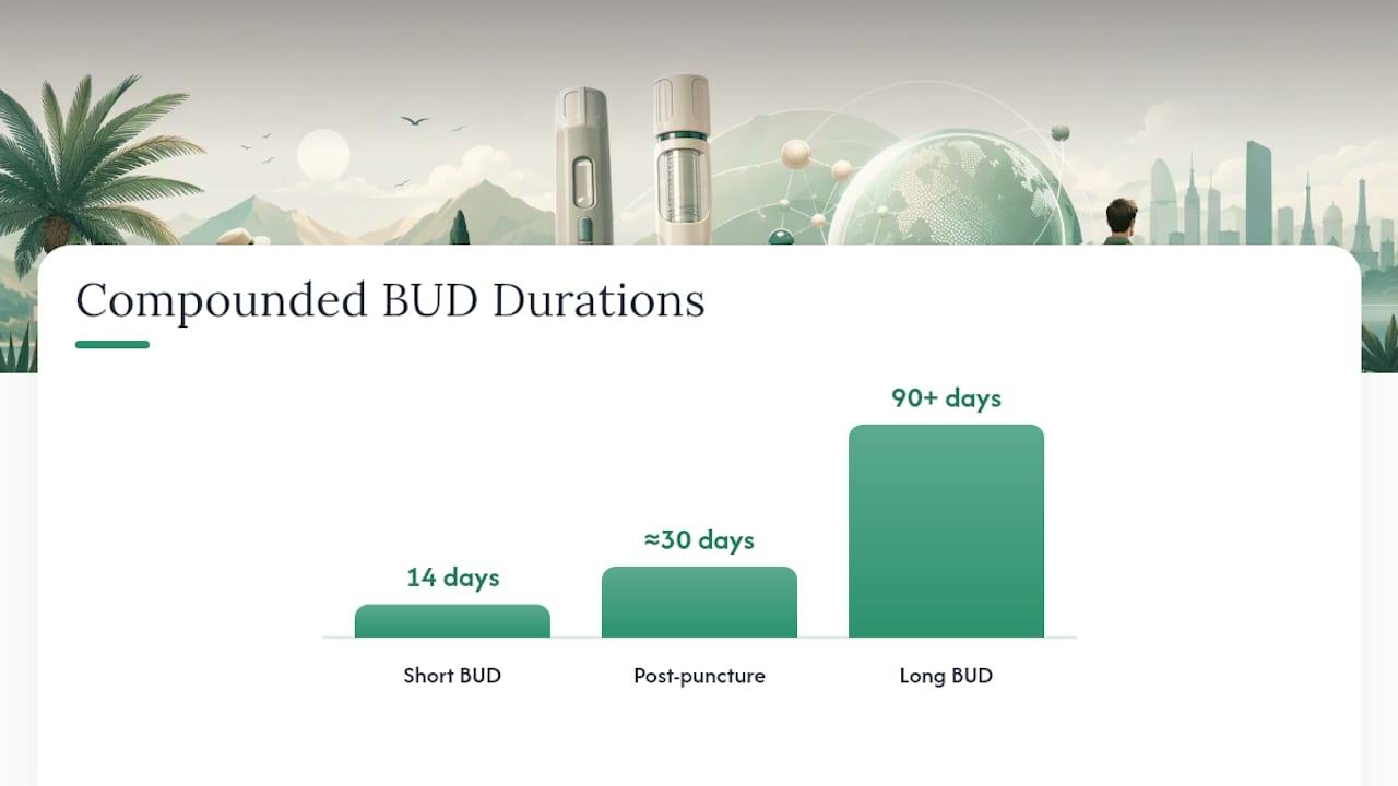Compounded Semaglutide and Vials: Refrigeration and Beyond-Use Dates — overview diagram